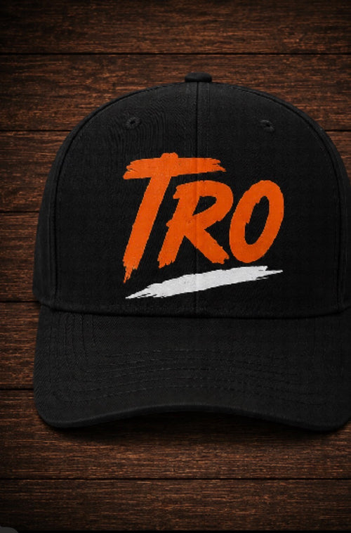 Tribble Ridge Outdoors™ TRO Black Adjustable Velcro Hat
