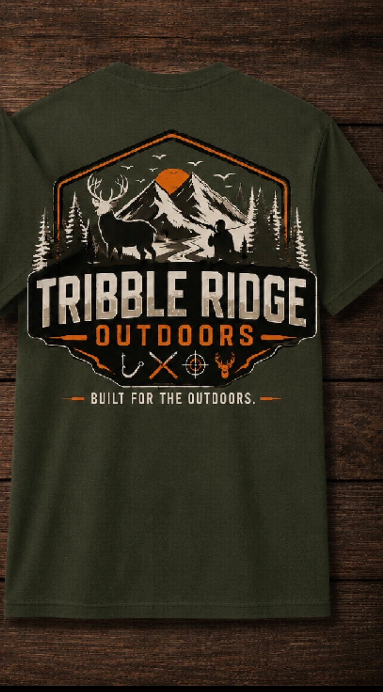 Tribble Ridge Outdoors™ Signature Military Green T-Shirt