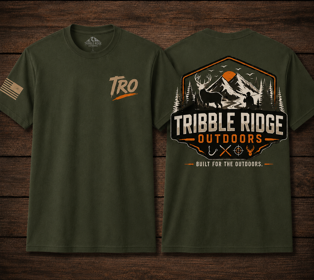 Tribble Ridge Outdoors™ Signature Military Green T-Shirt